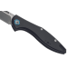 Couteau pliant MKM Fara By Mercury MK.MY01A manche en aluminium noir 10cm + étui