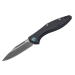 Couteau pliant MKM Fara By Mercury MK.MY01A manche en aluminium noir 10cm + étui