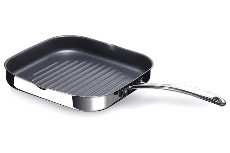 Poêle grill carrée Beka Chef anti-adhérente 26,5x26,5cm