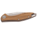 Couteau pliant MKM Fara By Mercury MK.MY01O manche en inox/olivier 10cm + étui