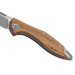 Couteau pliant MKM Fara By Mercury MK.MY01O manche en inox/olivier 10cm + étui