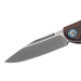 Couteau pliant MKM Fara By Mercury MK.MY01S manche en inox/bois de Santal 10cm + étui