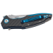 Couteau pliant MKM Raut By Viper MK.VP01CB manche en titanium/fibre de carbone noir 12cm + étui