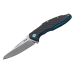 Couteau pliant MKM Raut By Viper MK.VP01CB manche en titanium/fibre de carbone noir 12cm + étui