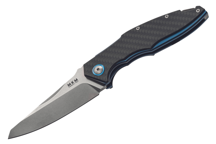 Couteau pliant MKM Raut By Viper MK.VP01CF manche en titanium 12cm front flipper + étui