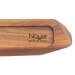 Barre magnétique artisanale haut de gamme Noyer 60cm pour 8 couteaux