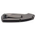 Couteau pliant Herbertz 587712 manche aluminium décoration 3D motif loup 11,5cm