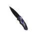Couteau pliant Herbertz 587712 manche aluminium décoration 3D motif loup 11,5cm