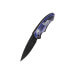 Couteau pliant Herbertz 587712 manche aluminium décoration 3D motif loup 11,5cm