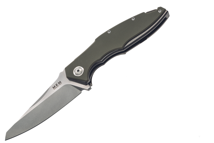 Couteau pliant MKM Raut By Viper MK.VP01GBGR manche en titanium/G10 vert 12cm + &eacute;tui