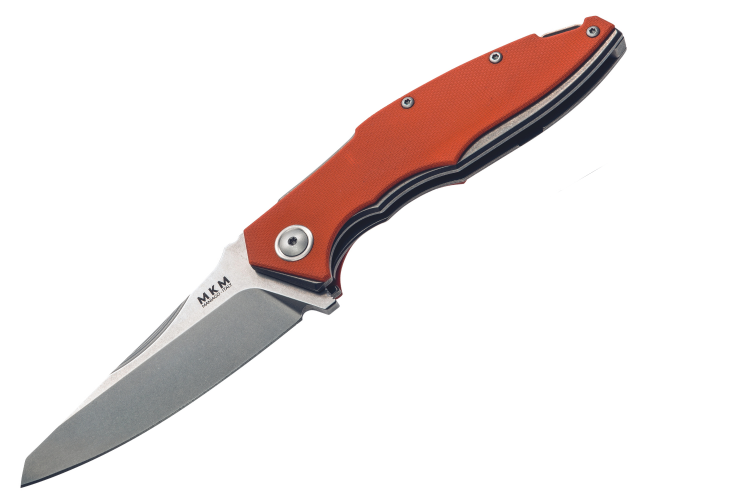 Couteau pliant MKM Raut By Viper MK.VP01GBOR manche titanium et G10 orange 12cm + &eacute;tui