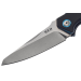 Couteau pliant MKM Raut By Viper MK.VP01GFBK manche en titanium/G10 noir 12cm front flipper + étui