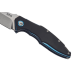 Couteau pliant MKM Raut By Viper MK.VP01GFBK manche en titanium/G10 noir 12cm front flipper + étui