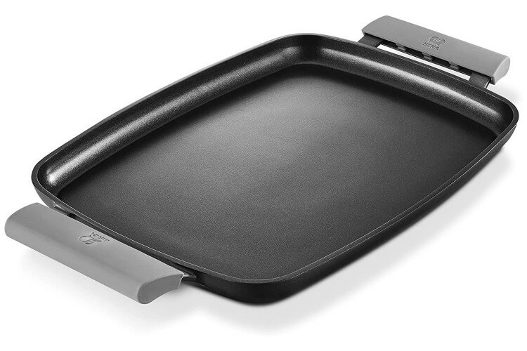 Plat teppanyaki anti adhésif Beka en fonte d'aluminium 47x28cm