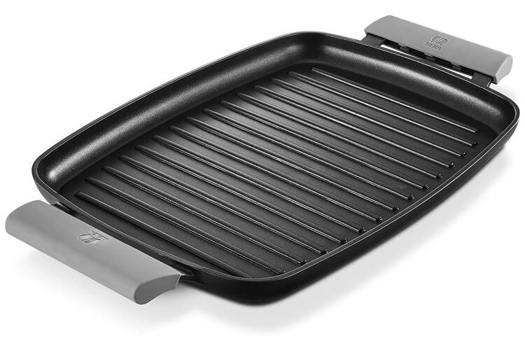 Plaque grill anti adhésif Beka en fonte d'aluminium 47cm