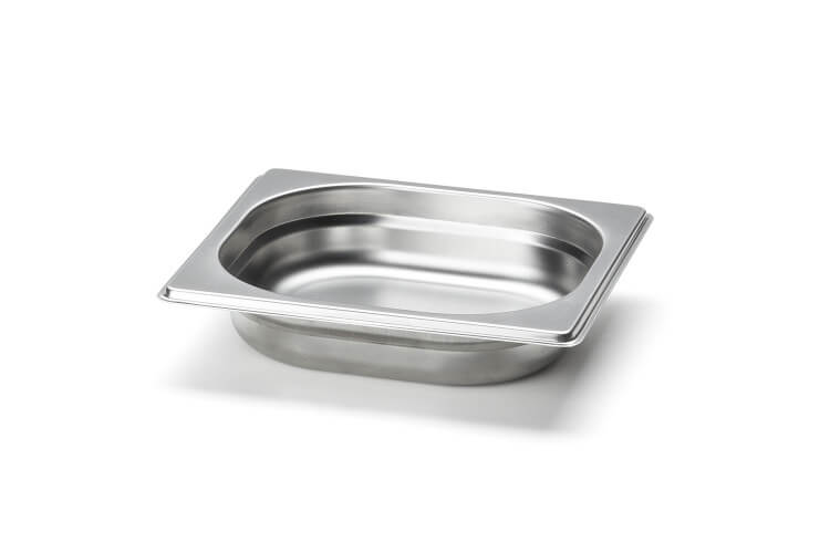 Petit bac gastronome en inox pour planche à découper Continenta - 17,5x16x4cm