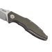 Couteau pliant MKM Raut By Viper MK.VP01GFGR manche en titanium/G10 vert 12cm front flipper + étui