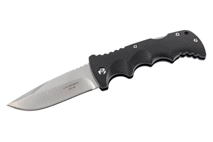 Couteau pliant Herbertz 589810 manche cranté en polymère antidérapant 10,3cm
