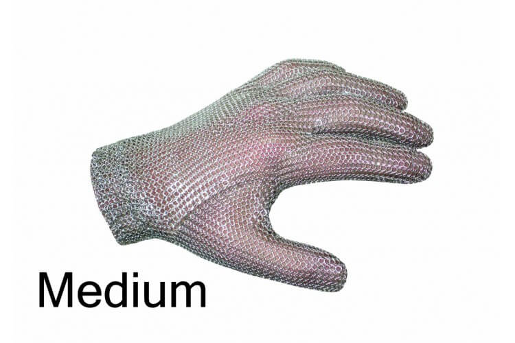 Gant de protection cotte de mailles inox ambidextre WILCO Taille M