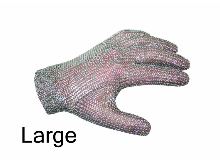 Gant de protection cotte de mailles inox ambidextre WILCO Taille L