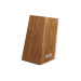 Bloc de couteaux incliné vide Beka Nomad en bois d'acacia