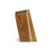 Bloc de couteaux incliné vide Beka Nomad en bois d'acacia