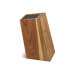 Bloc de couteaux incliné vide Beka Nomad en bois d'acacia