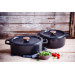 Cocotte ovale Beka Nori en fonte émaillée 31cm