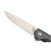 Couteau pliant Herbertz 533312 manche style épuré en titane noir 12,3cm