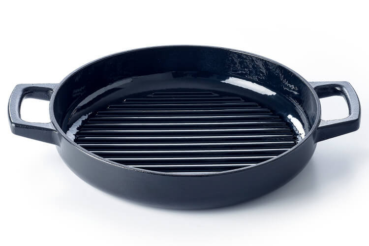 Poêle grill Beka Nori en fonte émaillée 28cm