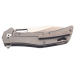 Couteau pliant Herbertz 593512 manche robuste en titanium gris 11,8cm