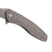 Couteau pliant Herbertz 593013 manche en titane texturé TC4 gris 12,5cm