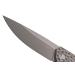 Couteau pliant Herbertz 593013 manche en titane texturé TC4 gris 12,5cm