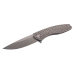 Couteau pliant Herbertz 593013 manche en titane texturé TC4 gris 12,5cm