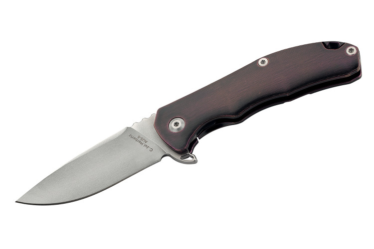 Couteau pliant Herbertz 533010 manche ergonomique en titane grenaill&eacute; 10cm