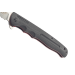Couteau pliant Herbertz 591217 manche en acier inox/G10 rouge et noir 16,5cm