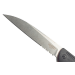 Couteau pliant Herbertz 591217 manche en acier inox/G10 rouge et noir 16,5cm