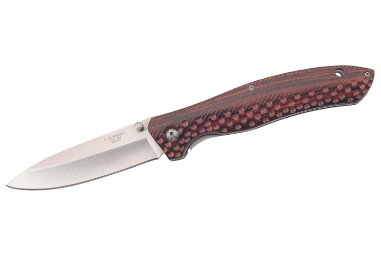 Couteau pliant Herbertz 580913 manche en bois pakka texturé 13cm