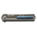 Couteau pliant Herbertz 203713 manche design fin et moderne en titane 12,2cm