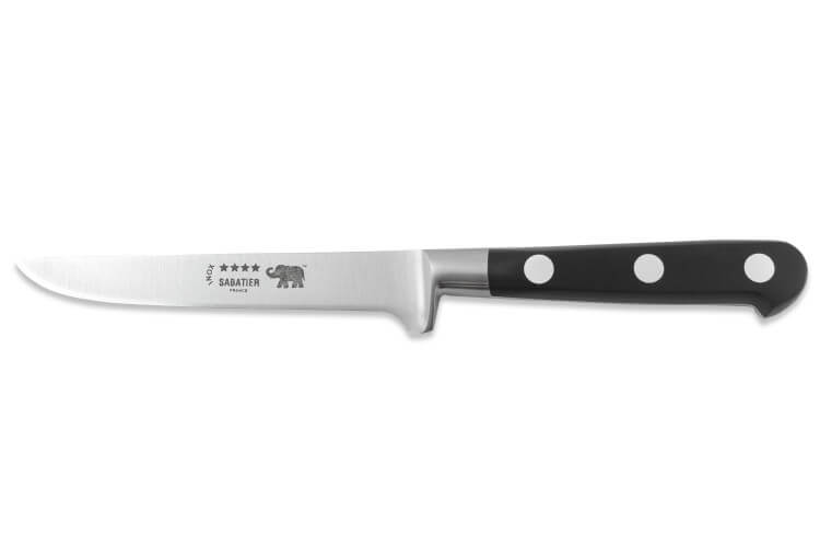 Couteau à désosser Sabatier Éléphant Idéal Forgé 13cm manche nylon noir