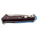 Couteau pliant Herbertz 594212 lame damassée et manche bois de santal 12,3cm