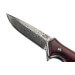 Couteau pliant Herbertz 594212 lame damassée et manche bois de santal 12,3cm