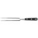 Fourchette à viande Sabatier Éléphant Idéal Forgé 17cm manche nylon noir