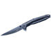 Couteau pliant Herbertz 596612 manche squelette en aluminium noir 12,1cm