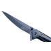 Couteau pliant Herbertz 596612 manche squelette en aluminium noir 12,1cm