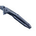 Couteau pliant Herbertz 596612 manche squelette en aluminium noir 12,1cm