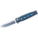 Couteau pliant Herbertz 597312 manche en fibre de carbone et aluminium percé 11,8cm