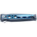 Couteau pliant Herbertz 597312 manche en fibre de carbone et aluminium percé 11,8cm