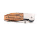 Couteau pliant Herbertz 579810 manche zebrawood avec mitres en acier inox 10cm