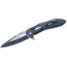 Couteau pliant Herbertz 596511 manche squelette en acier inoxydable noir 11cm